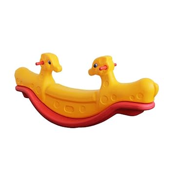 IRIS Playgro Rocker for Kids - Plastic Whale Ride-on Toy - for Indoors and Outdoors - for Boys and Girls ( Color May Vary)