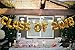 Gold Class of 2020 Foil Balloon Banner 16 Inch Mylar Letter and Number Balloons Garland Graduation Decorations for University College High School Graduate Party Supplies