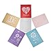 officematters 48 Pack Thank You Note Card Set- 6 Designs - Pearlescent Paper Made - Yellow Envelopes Included