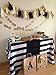 Graduation Party Decorations 2022 Black White Gold Paper Tassel Garland for Great Gatsby Decorations/ Birthday Decorations/2022 Graduation Party Supplies