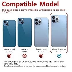 Perzework OEM Rear Cover Back Glass Replacement for