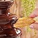VonShef Retro Electric Chocolate Fountain Machine – 3 Tier Chocolate Fondue Maker with Quiet Motor for Dessert/Dipping for Parties, Weddings