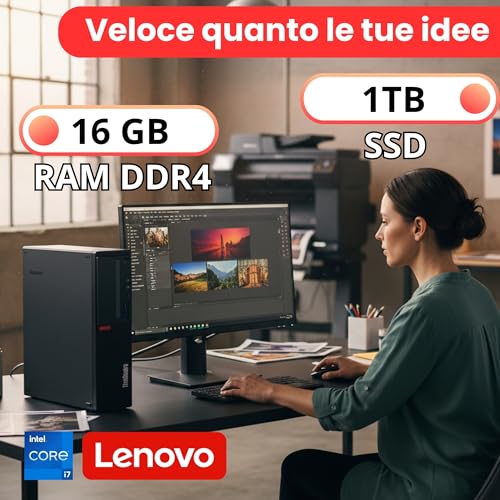 Lenovo ThinkCentre M720S Intel i7 8700 12 thread 4.60 GHz Business Office Multimedia Computer with 3 year warranty! - 16 GB - 1000 GB SSD - USB 3.0 - WLAN - Windows 11 Prof. 64 bit - #8268