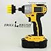 Household Power Scrubber Cordless Drill Battery Operated Bathroom and Tile Scrub Brush