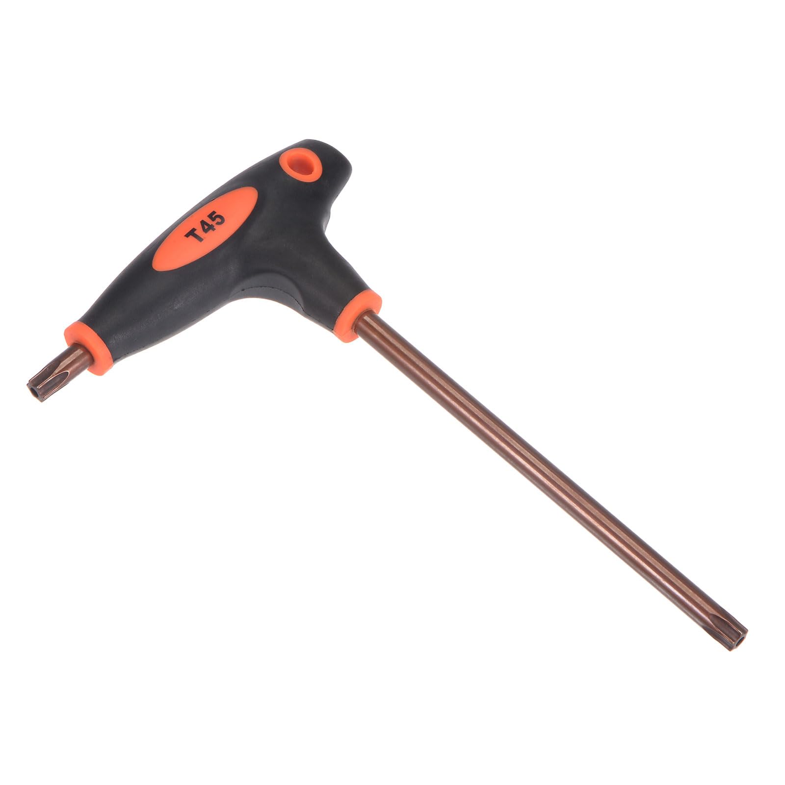 CoCud Tamper Proof Torx Key, T45 Torx, S2 Steel T-Handle Star Wrench Red - (Applications: for Basic Home Repair and Mechanical Maintenance), 1-Piece