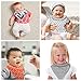 Baby Bibs Bandana Drool Bibs for Boys and Girls Drooling and Teething By Allinne, Unisex Gift Registry Baby Shower, Organic Cotton, Polyester Fleece, Hypoallergenic,Soft and Absorbent, TRIPLE LAYERED