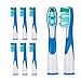 AGPtEK® 2X Pack 4 Replacement Toothbrush Oral B Sonic Compatible with Oral-B Sonic, Sonic and Sonic Complete Vitality