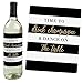 Big Dot of Happiness Girls Night Out - Bachelorette Party Gift For Women - Wine Bottle Label Stickers - Set of 4