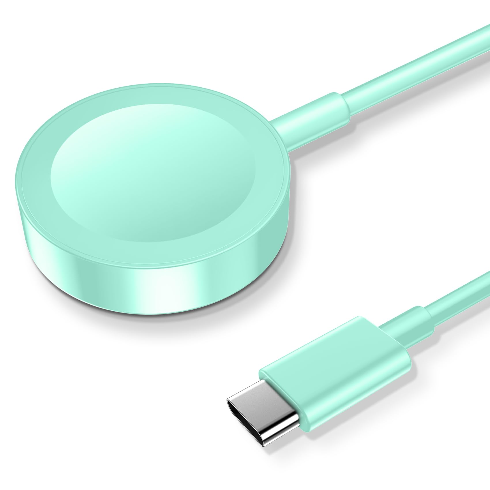 Photo 1 of xiwxi Magnetic Charging Cable for Apple Watch Charger,[USB C Port] Wireless iWatch Charger Cables Compatible with iWatch Series Ultra/10/9/8/7/6/SE/SE2/5/4/3/2[3.3FT/1M],Green
