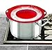 Silicone Boil Over Spill Stopper Lid - FDA Food Grade, BPA-free Instant Pot Cover Fits Openings 6