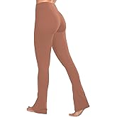 Sunzel High Waist Mini Flared Leggings for Women, Tummy Control Casual Flare Yoga Pants for Yoga Workout Gym