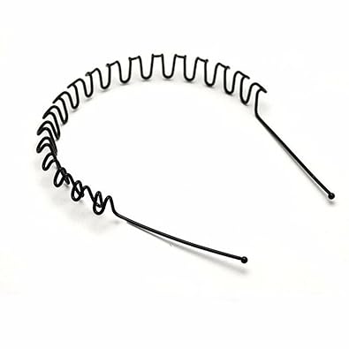 Buy Tgs The Guru Shop Spring Zigzag Wave Metal Hair Band For Men