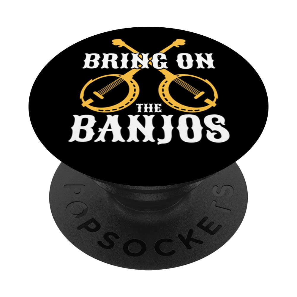 Banjo Player - Bring On The Banjos PopSockets Swappable PopGrip