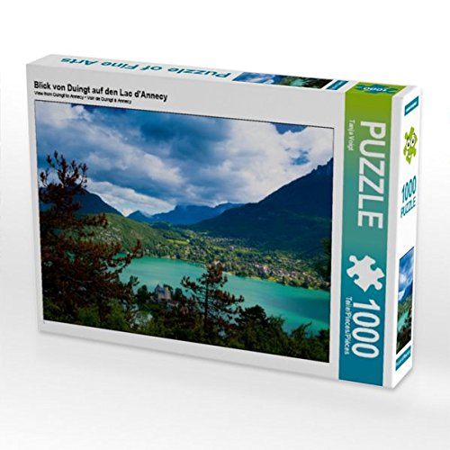 CALVENDO Puzzle Blick Von Duingt Auf den Lac d’Annecy 1000 Teile Lege-Grösse 64 x 48 cm Foto-Puzzle Bild Von Voigt Tanja