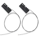 60cm/2ft 2pcs MHF4 IPEX WLAN Network Adapter PC Antenna for NGFF Intel 7260 8260 8265 9265 9260 9560 AX210 AX200NGW AX Killer