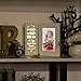 OUCHAN Baby Picture Frames 4x6 Light Up with Carved Wording-Twinkle Twinkle Little Star Cream white