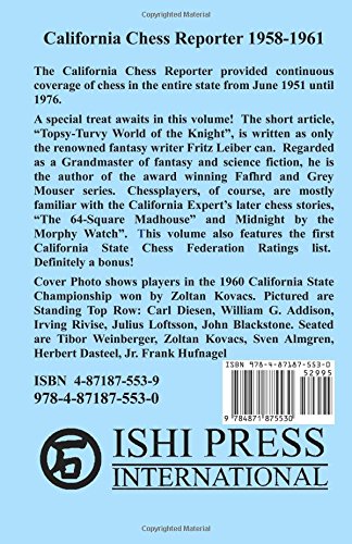 California Chess Reporter 1958 1961 Amazonde Imre Konig - 
