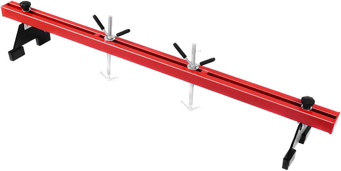 Goplus 1100lbs Engine Support Bar Transverse for Motor Tranny Transmission w/ 2 Points Lift Holder Hoist Dual Hooks: Automotive
