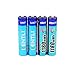 KENTLI® 1.5v AAA Rechargeable Battery 1180mAh Lithium-ion Polymer Battery AAA Batteries 4 Pack of AAA Batteries
