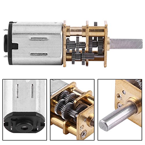 Dc 6v gear motor high torque 1:1000 reduction gearbox m…