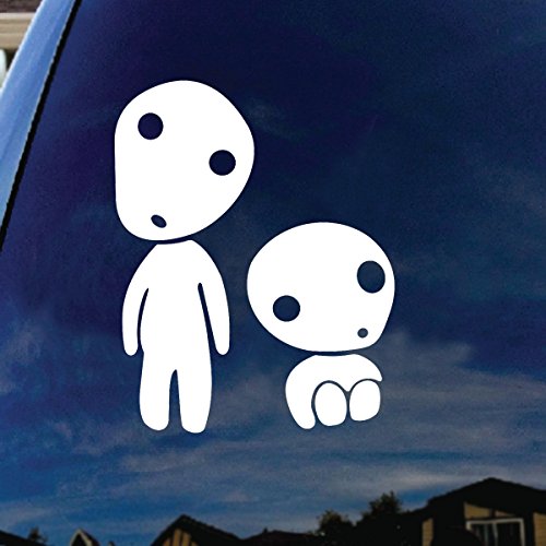 Princess ghibli mononoke tree spirits car window vinyl decal stic…