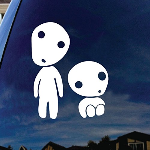 Princess Ghibli Mononoke Tree Spirits Car Window Vinyl Decal Sticker 5