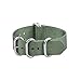 RANDON Watch Bands NATO Straps Heavy Duty Ballistic Nylon Strap with Stainless Steel Buckle (Green, 22mm)