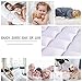 MINCOCO Ultra Thick(500GSM) Cotton Queen Mattress Pad - Deep Pocket Mattress Cover (8