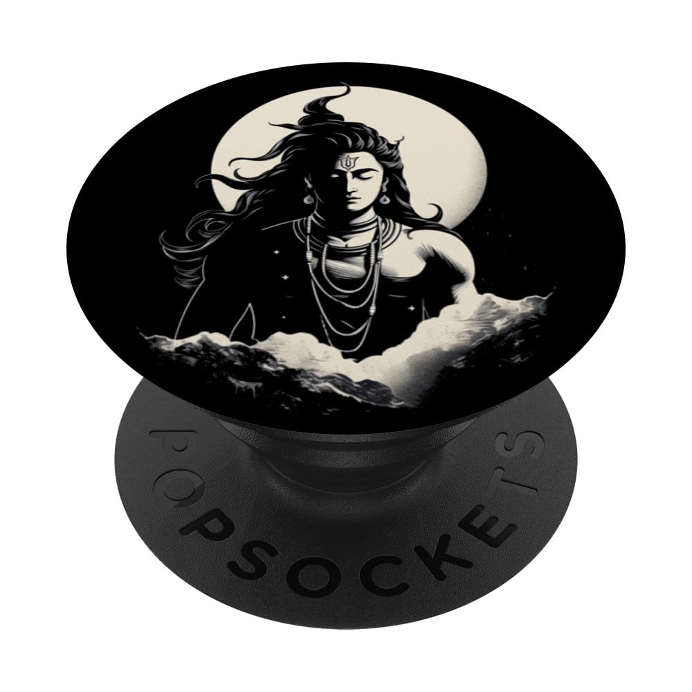 Lord Shiva Hindu God Hinduism Spiritual Meditation Yoga PopSockets Swappable PopGrip