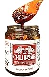 Chili Beak Hot Chili Oil Roasted Original Blend With Chili Flakes 6 oz - The Best Chili Sauce You Will Ever Taste