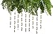 AMS Christmas Tree Ornaments 24PCS Aluminum Twisted Icicles Ornament Set for Christmas Tree New Year Party Decorations Supplies(Shiny 7