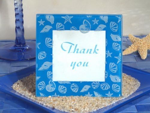 FavorOnline Stylish Beach Theme Glass Photo Frame - 1