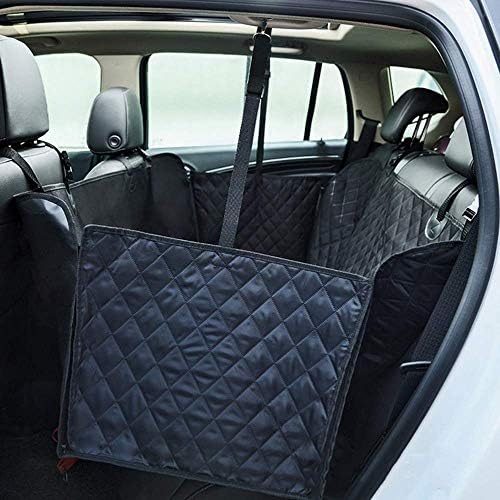 お金を節約 大型犬のカーシートカバー 後部座席用防水シートスクラッチプルーフノンスリップバックシートペットマット147cm 137cm X
