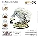 The Army Painter Battlefield: Snow Basing, 150 ml-for Miniature Bases & Terrains -Scenics Static Grass, Model Terrain Grass, Terrain Model Kit, Basing Set & The Army Painter Tufts for Bases of Minis