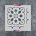 Lydia Tile Stencil - Stencil Patterns, Boho Stencil, Stencils for Patio, Floor Tile Paint, Mexican Tile Stencil
