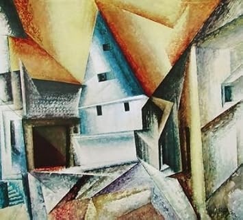 Lyonel Feininger Ober Weimar Poster Bild Kunstdruck 57,5x72,6cm