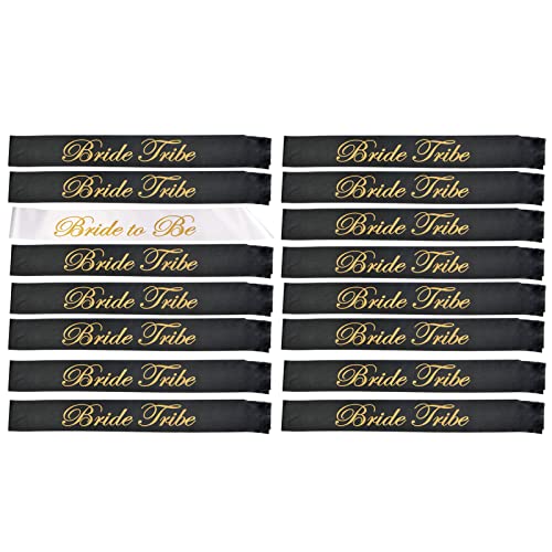 Lowercase Letters 15 Pieces Black With 1 Piece White Sashs Gold Text Style