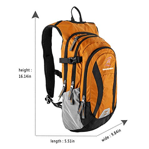 SHARKMOUTH Hiking Hydration Backpack Pack with 2.5L BPA Free Water