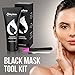 Blackhead Remover Mask [Removes Blackheads] - Purifying Quality Black Peel off Charcoal Mask - Best Mud Facial Mask 60 gram (2.11 ounce) (Pack of 3)