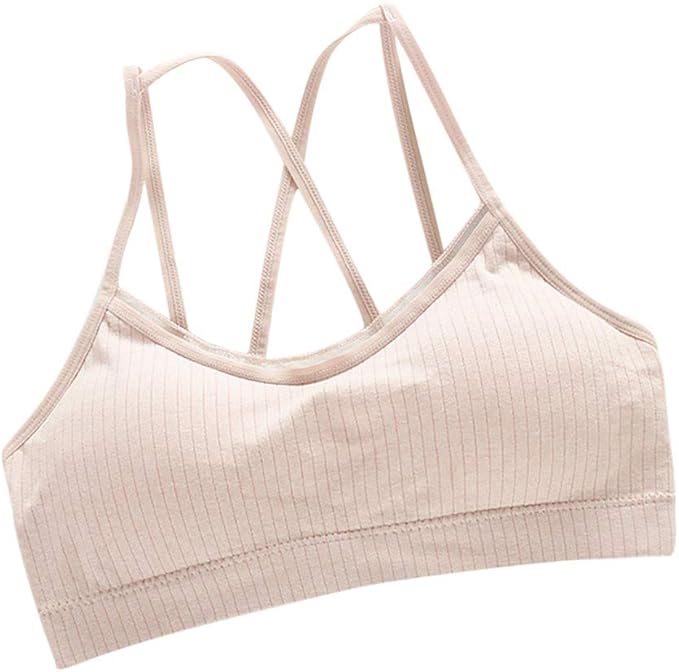 KANGMOON Women Lace Camisole Bra Padded Bandeau V Neck Lace Bralette with Removable Pads for 