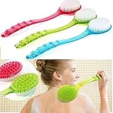 JUJU® New Long Handled Body Bath Shower Back Brush Scrubber Massager Disability Helper