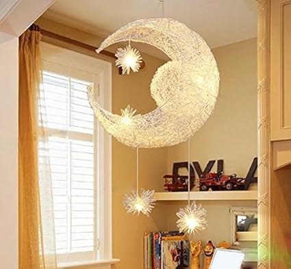 Amazon Nilight 吊り下げ照明 月 星のペンダントライト Nilight ペンダントライト