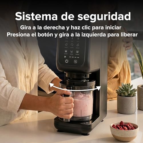 AVERA Máquina para hacer helados con 9 programas y 3 recipientes de 450 ml, Crea sorbetes, batidos, bebidas congeladas, creamy, slushie machine, ice cream maker, maquina de nieva de yogurt | MHM01