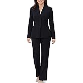 Marycrafts Women's Business Outfit Blazer Wide Leg Pant Suits Set for Work