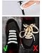 Talent Fashion Kids/Adults No Tie Shoelaces, Tieless Elastic, Silicone Waterproof Rubber Flat Running Shoe Laces for Sneakers Board, Casual Shoes and Boots, Multicolor, Black