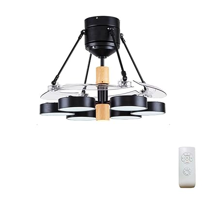 Amazon Com Simple Black Ceiling Fan Light 48 Inch Modern Ceiling