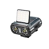 WARSUN Headlamp Rechargeable, 90° COB LED Head