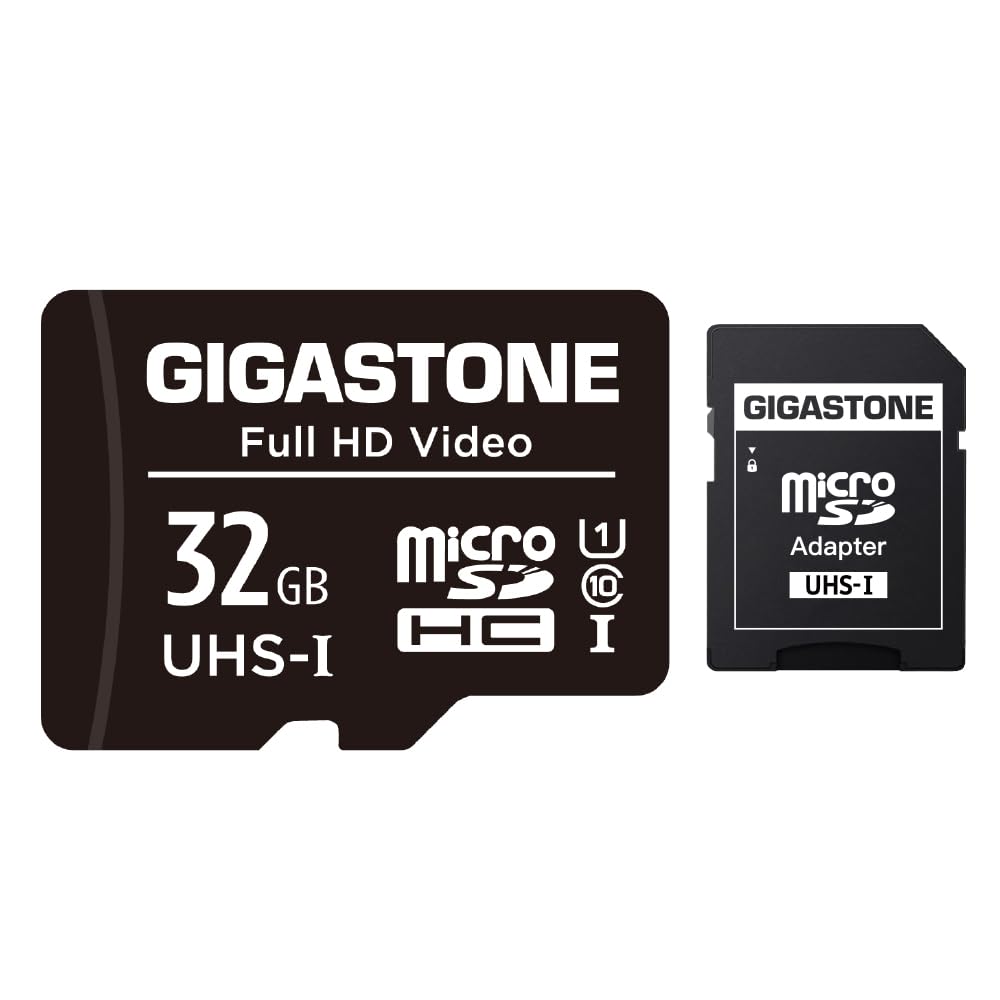 Gigastone Micro SD Card 32GB Micro SDHC U1 C10 90MB/S High Speed Memory Card Class10 Uhs Full HD Video Nintendo Gopro Camera Samsung Canon Nikon DJI Drone