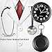 GetLucky Nurse Watch, Watch with Second Hand for Nurses, Nurse Watches, Clip on Watch, Watch for Nurses,Fob Watches for Nurses,Nurses Watches for Women, Nurse Watch Clip on