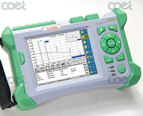 ARC Fusion Splicer Kit KOMSHINE GX36 w/ 9 Languages + QX50-MS2 850/1300+1310/1550nm 21/19/30/28dB OTDR Tester +Fiber Optic Power Meter + Optic Fiber Light Source + Visual Fault Locator/ VFL